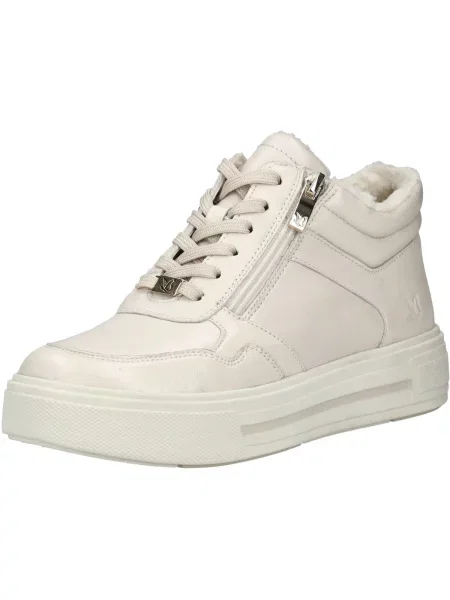 Sneakersy Caprice Krémová bílé