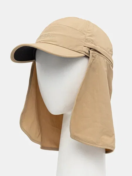 Шапка с козирка Jack Wolfskin Canyon с изчистен дизайн зелено