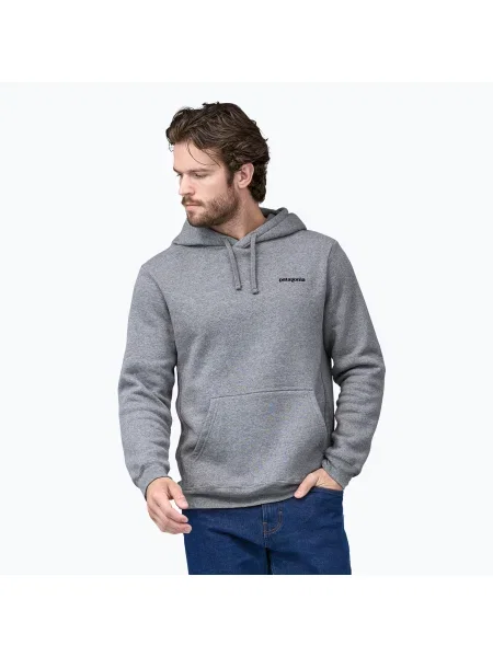 Patagonia Fitz Roy Icon Uprisal Hoody gravel heather melegítőfelső. Méret: L szürke