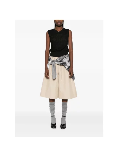 Sweter Maison Margiela bez rękawów czarny