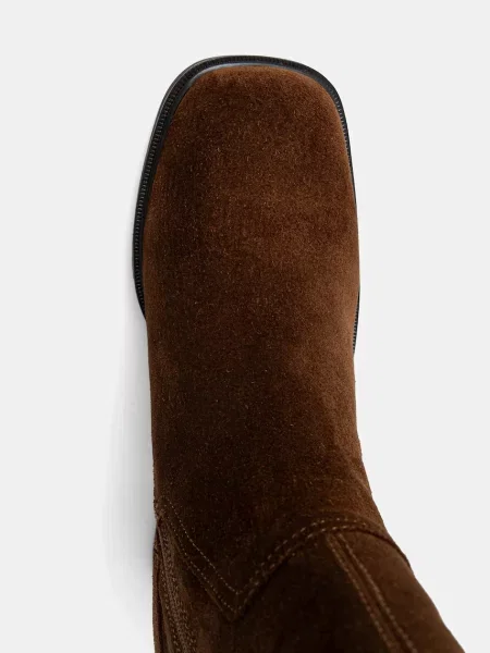 Замшеві чоботи Vagabond Shoemakers MERYL блок коричневий