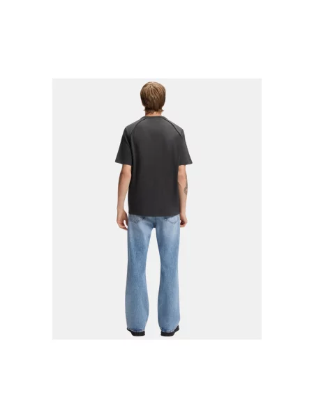 HUGO Tricou Maro gri