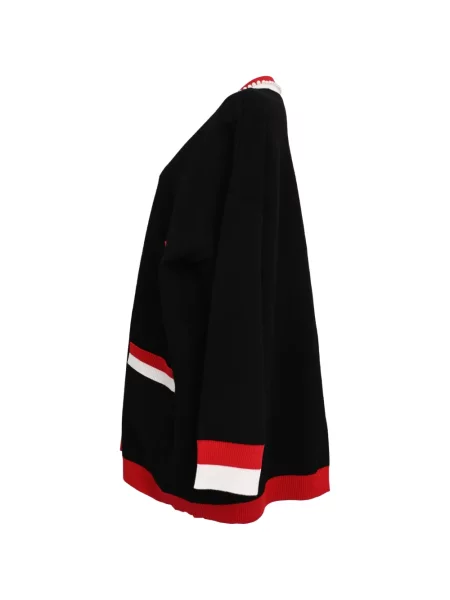 Cardigan Sandro cu perle negru