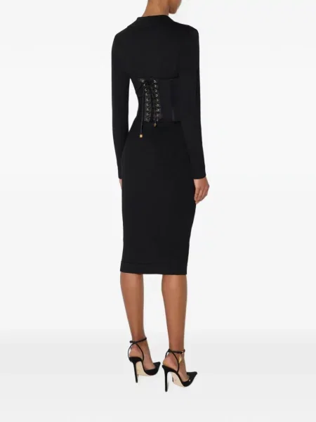 Rochie Elisabetta Franchi tricotate negru