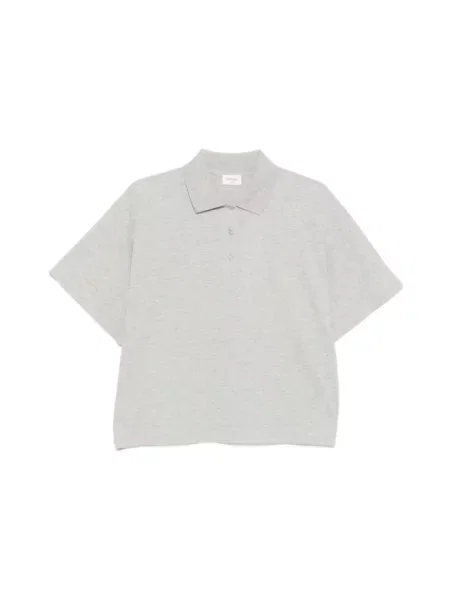 Koszulka polo Saint Laurent szara