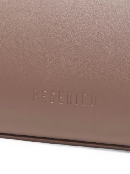 Geantă shopper Peserico din piele cu autograf
