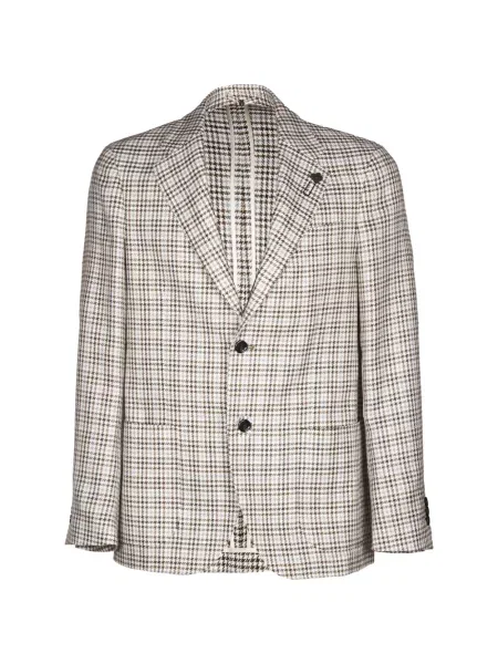 Яке Lardini с пепитена шарка