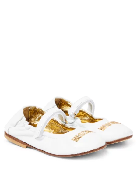 Μπαλαρίνες Moschino λευκό