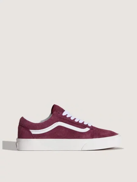 Шкіряні Жіночі Кеди низькі Vans OLD SKOOL червоний