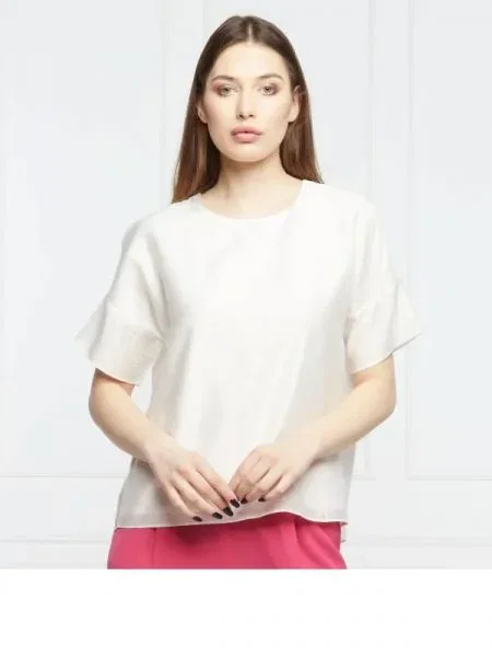 Silvian Heach hanorac KOMALA | Relaxed fit alb