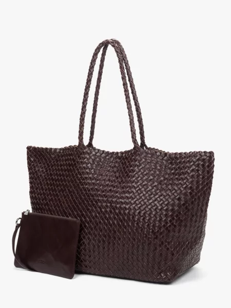 Estro Shopper táska sötét barna