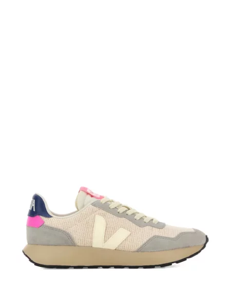 Sneakerși Veja cu șireturi din dantelă