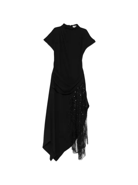 Rochie maxi Staud cu paiete negru