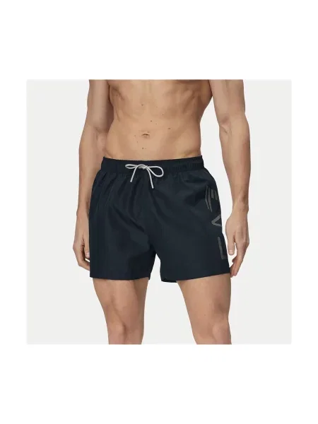 Pantaloni Emporio Armani albastru