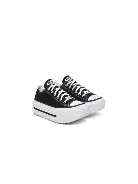 Modne superge Converse Chuck Taylor All Star Lift Double Stack Platform črna