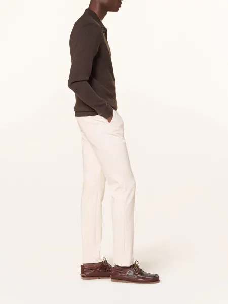 Scotch & Soda Spodnie Dżersejowe Core Super Slim Fit weiss białe