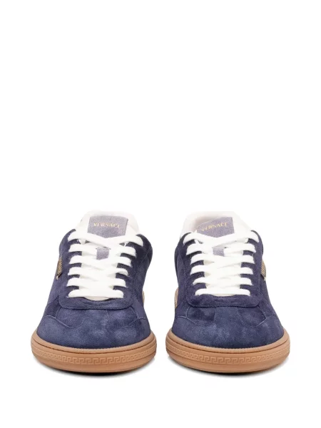 Fűzős csipkés sneaker Versace kék