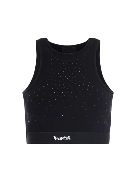 Kryształ górski top Disclaimer czarny