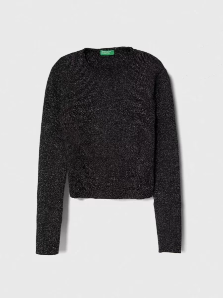 United Colors of Benetton Dětský svetr černý