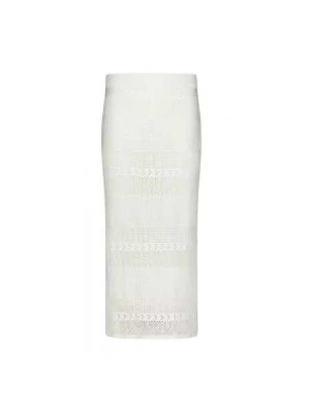 Osłona spódnica ołówkowa Frame biała