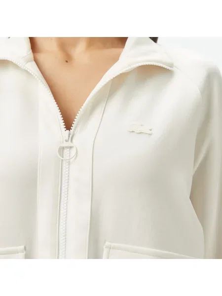 Lacoste толстовка Loose Fit біла