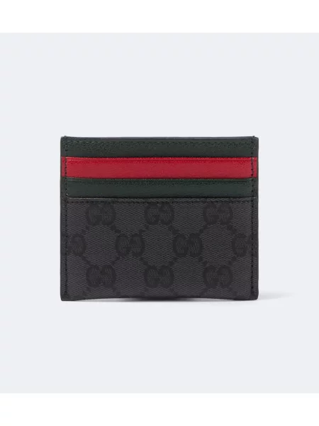 Portofel Gucci din canvas gri