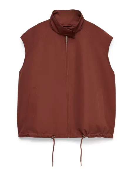 VERO MODA Vestă VMKimmie ruginiu roșu