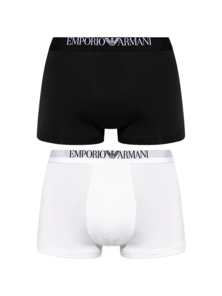 Bokserice Emporio Armani s autogramom crna