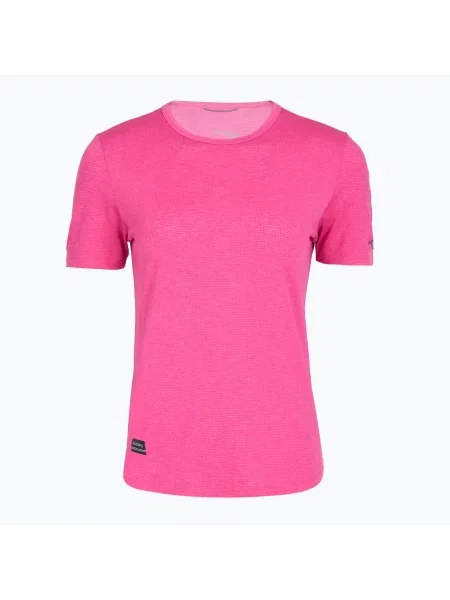 Tricou de alergare pentru femei Saucony Stopwatch SS fuchsia heather fucsie