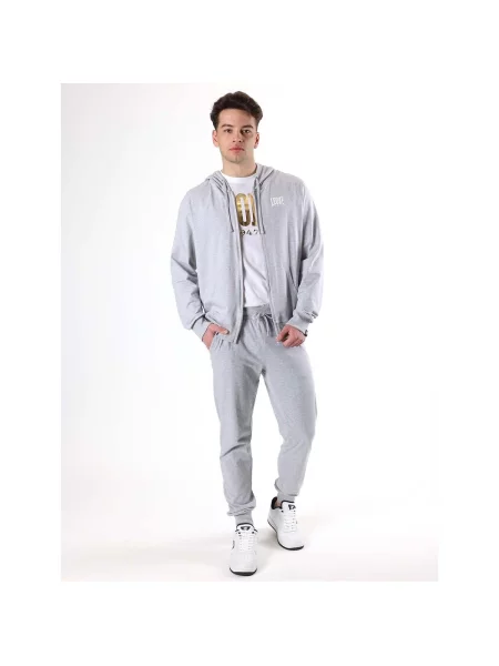 Mikina na zips Leone 1947 sivá