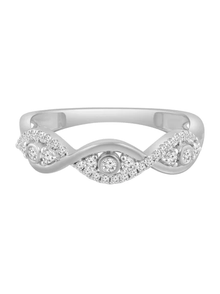 Diamant Exquis Prsteň strieborná