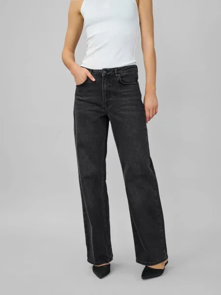 My Essential Wardrobe Kavbojke THE LOUIS denim črn