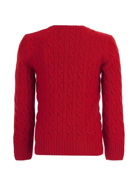 Sweter dziecięcy Polo Ralph Lauren czerwony