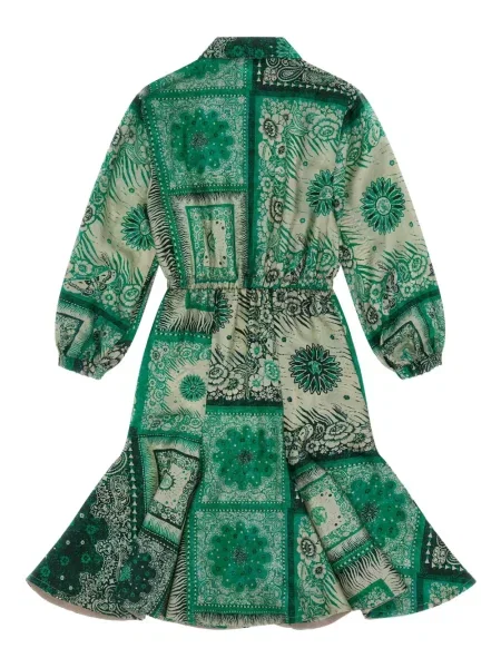 Sukienka dziecięca Roberto Cavalli zielona