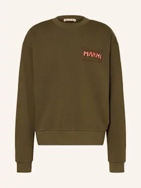 Marni Oversized Mikina khaki