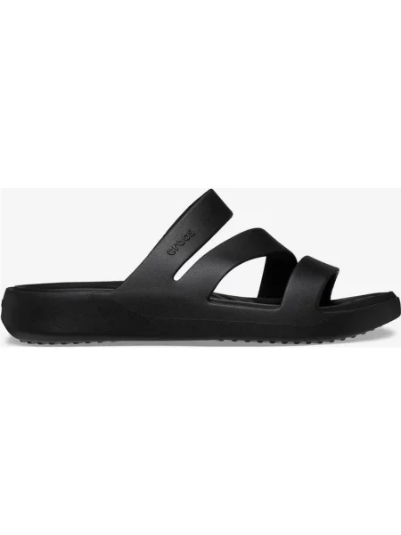 Japonki Crocs Getaway Strappy w kolorze czarnym dla kobiet czarne