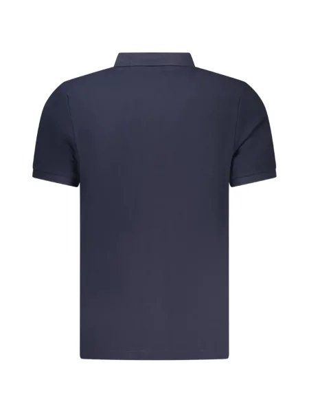 Tricou polo North Sails cu autograf albastru