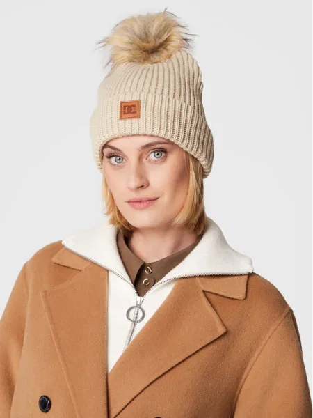 Шапка DC Shoes бежов