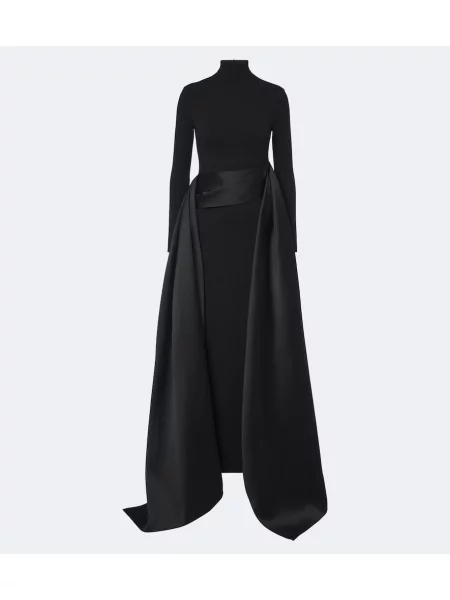 Rochie Solace London din satin negru