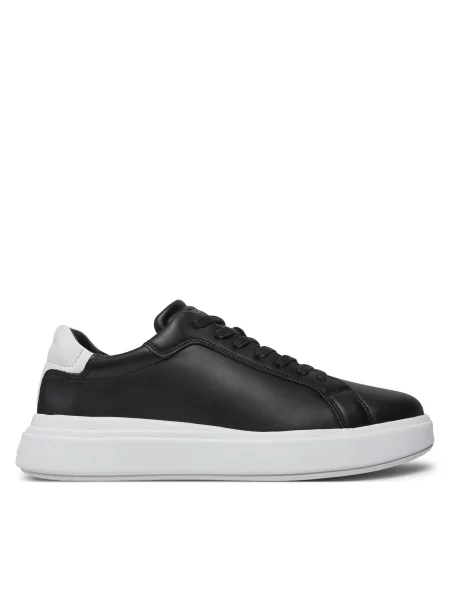 Laisvalaikio batai Calvin Klein Low Top Lace Up Lth juoda