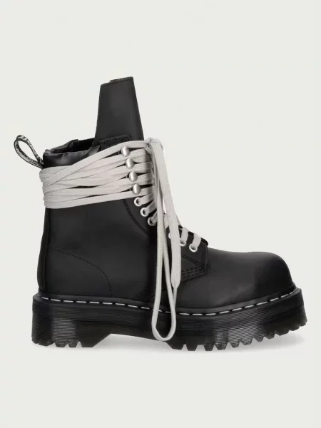 Ботильоны Rick Owens Drkshdw из нубука на платформе