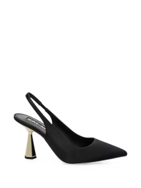 Pantofi cu toc Kat Maconie slingback negru