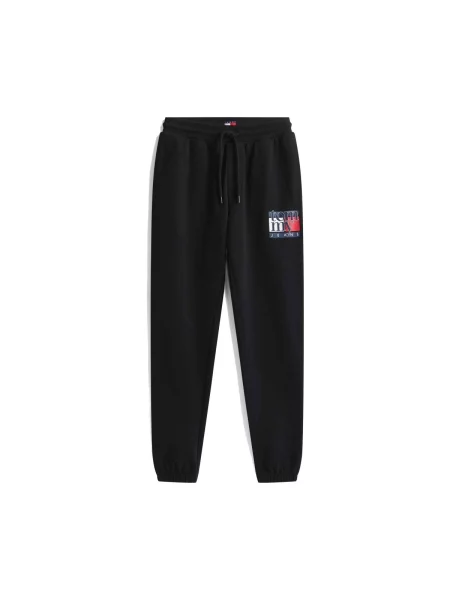 Pantaloni Tommy Jeans negru