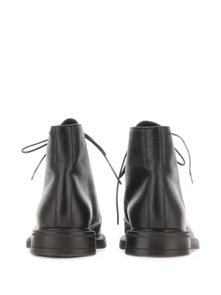 Cizme scurte Alexander Hotto din piele negru