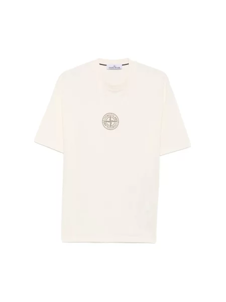 Koszulka Stone Island z kamieniami beżowa