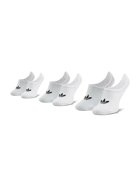 Adidas Originals Къси чорапи 3 бройки pack бяло