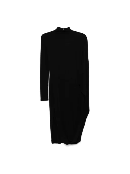 Sukienka Stella Mccartney z krepy czarna