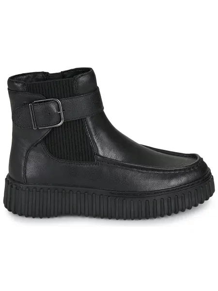 Pantofi Clarks cu cataramă negru