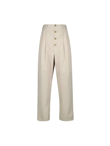 Spodnie Moschino beżowe