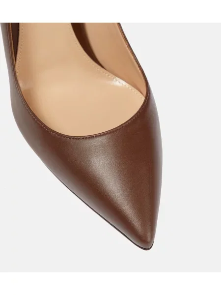 Pantofi cu toc Gianvito Rossi din piele maro